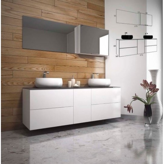 ZEBIS Έπιπλο Μπάνιου Βox175 ZEBIS Έπιπλο Μπάνιου Βox175