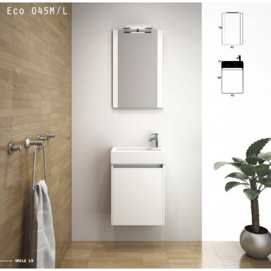 ZEBIS Έπιπλο Μπάνιου Eco 045M/L ZEBIS Έπιπλο Μπάνιου Eco 045M/L