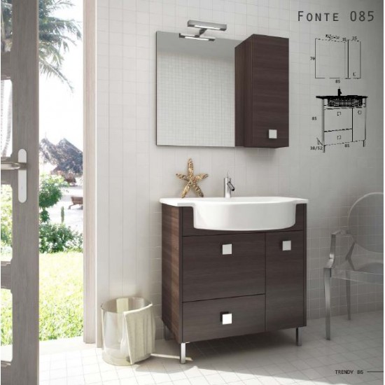 ZEBIS Έπιπλο Μπάνιου FONTE 085 ZEBIS Έπιπλο Μπάνιου FONTE 085