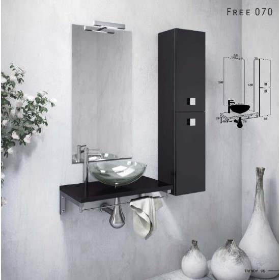 ZEBIS Έπιπλο Μπάνιου FREE 070