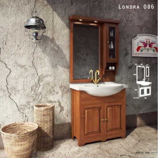 ZEBIS Έπιπλο Μπάνιου LONDRA 086