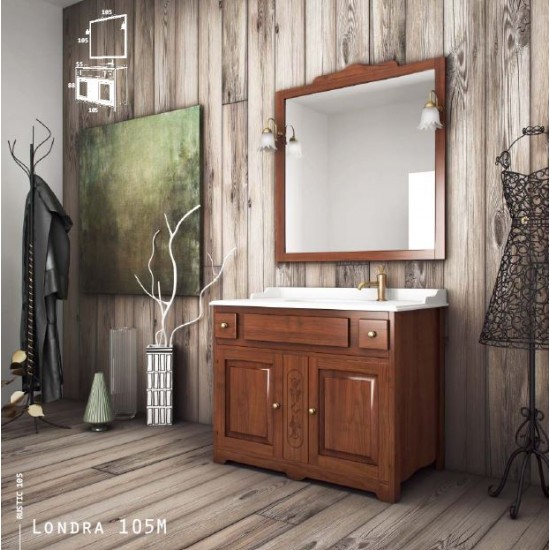 ZEBIS Έπιπλο Μπάνιου LONDRA 105M