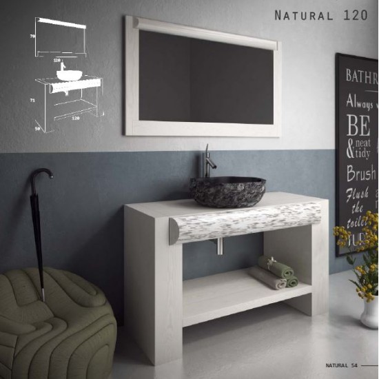 ZEBIS Έπιπλο Μπάνιου Natural120 ZEBIS Έπιπλο Μπάνιου Natural120