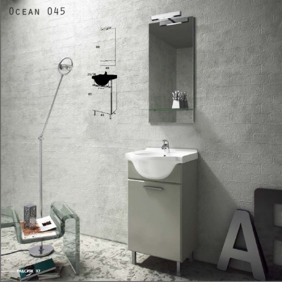 ZEBIS Έπιπλο Μπάνιου Ocean045 ZEBIS Έπιπλο Μπάνιου Ocean045