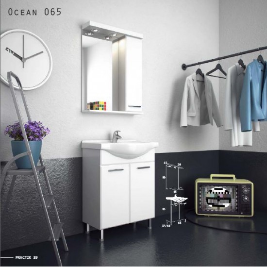 ZEBIS Έπιπλο Μπάνιου Ocean065 ZEBIS Έπιπλο Μπάνιου Ocean065