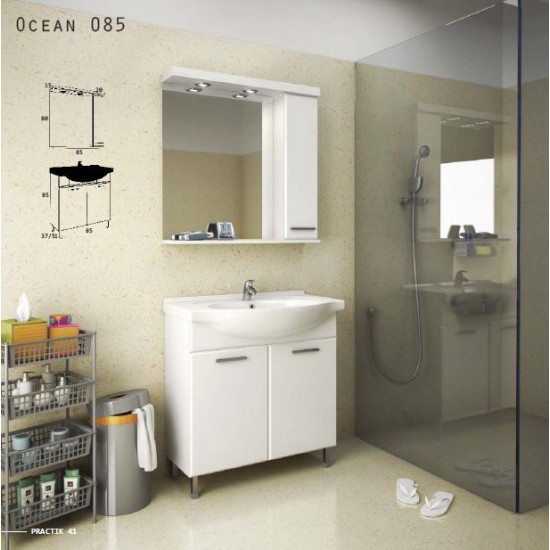 ZEBIS Έπιπλο Μπάνιου Ocean085 ZEBIS Έπιπλο Μπάνιου Ocean085