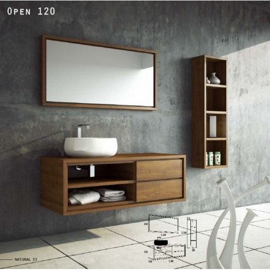 ZEBIS Έπιπλο Μπάνιου Open120 ZEBIS Έπιπλο Μπάνιου Open120