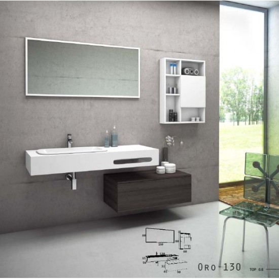 ZEBIS Έπιπλο Μπάνιου Oro130 ZEBIS Έπιπλο Μπάνιου Oro130