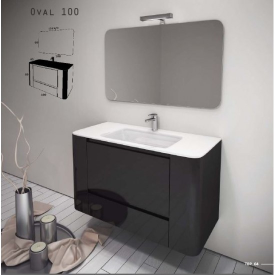 ZEBIS Έπιπλο Μπάνιου Oval100 ZEBIS Έπιπλο Μπάνιου Oval100