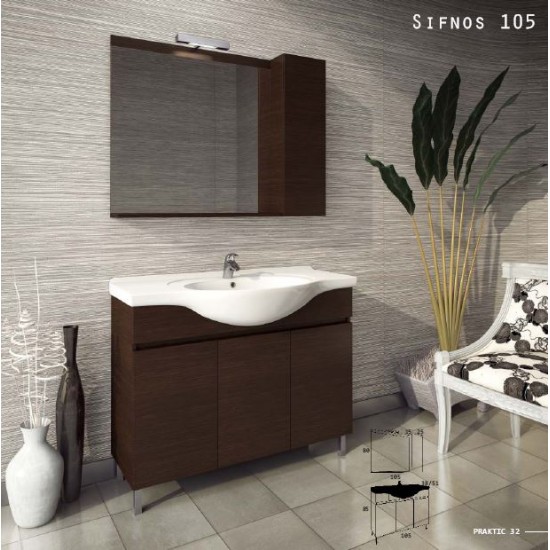 ZEBIS Έπιπλο Μπάνιου Sifnos105 ZEBIS Έπιπλο Μπάνιου Sifnos105