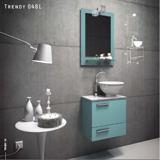 ZEBIS Έπιπλο Μπάνιου TRENDY 048L ZEBIS Έπιπλο Μπάνιου TRENDY 048L